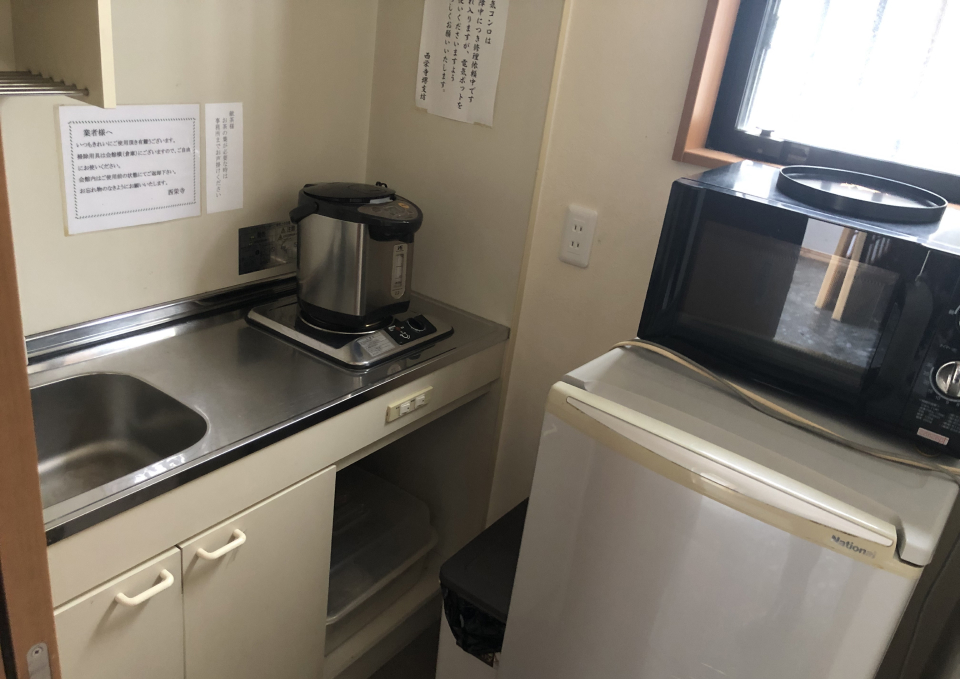西心館の調理場