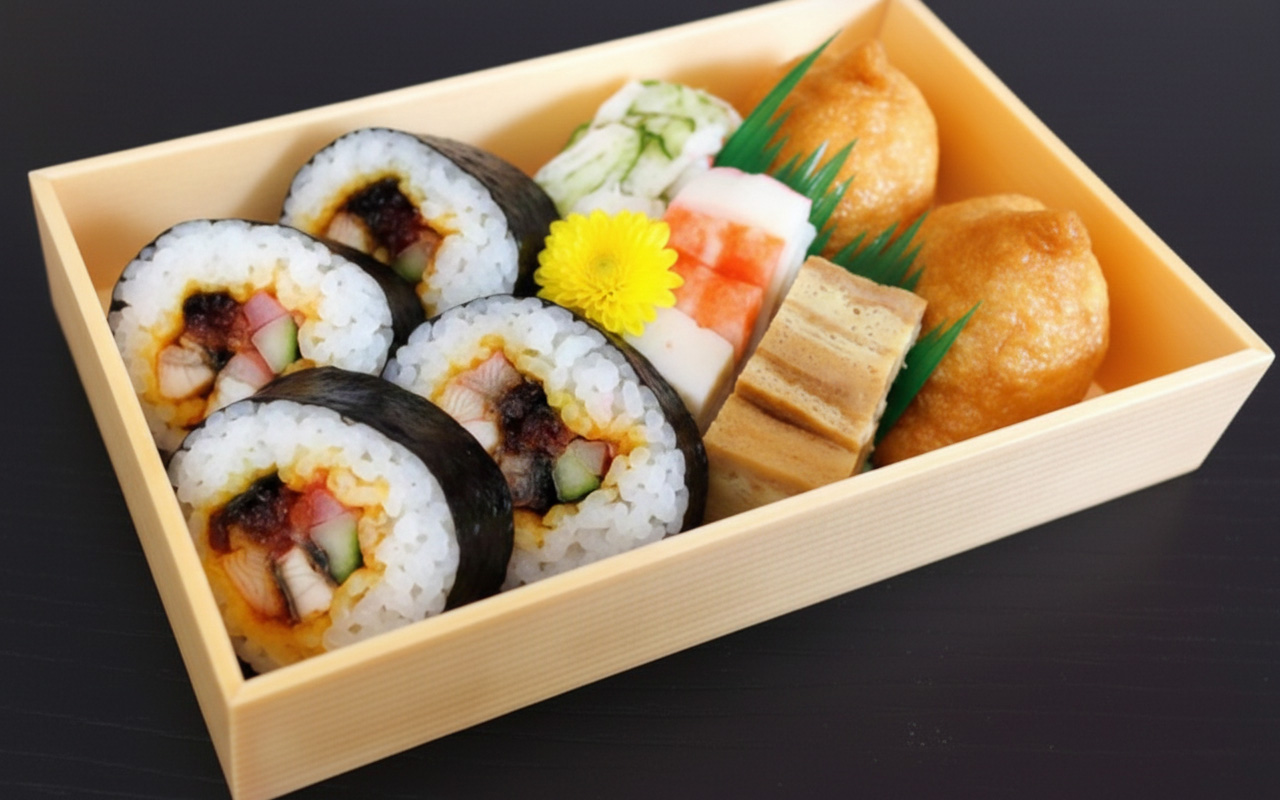 株式会社駕徳（かごとく）が提供する通夜用の上助六折詰が木箱に並んでいる